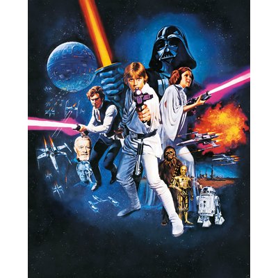 Papier peint Komar - Star Wars Poster Classic 1 - 200 x 250 cm HEXOA