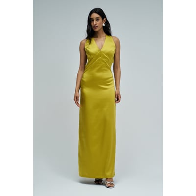 ROBE SATINÉE LONGUE SALSA JEANS