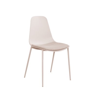 Lot de 4 chaises en tissu et métal - Charleston DRAWER