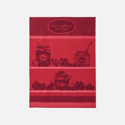 Torchon jacquard CONFITURES FRUITS ROUGES COUCKE