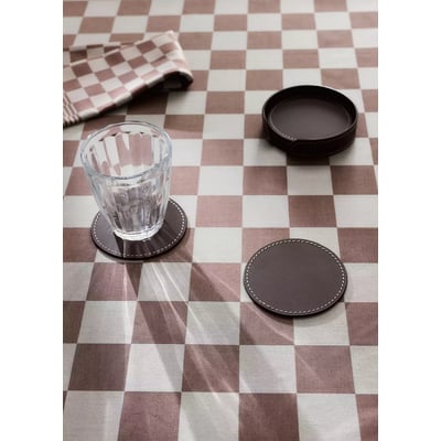Dessous de verre 100 % cuir MANGO HOME