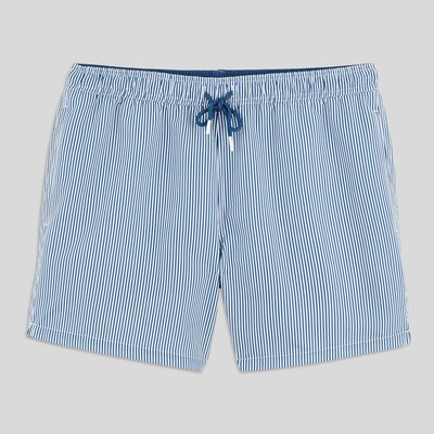Short de bain rayé en polyester recyclé, certifié OEKO-TEX MONOPRIX