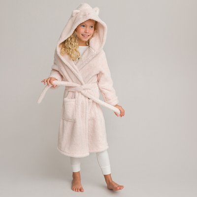 Robe de chambre en polaire, motif chat brodé LA REDOUTE COLLECTIONS
