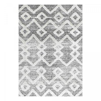 Tapis salon et chambre tissé motif scandinave PISTIOUL UN AMOUR DE TAPIS