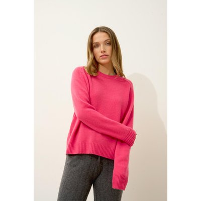 Pull Col Rond 4 Fils Fraise Lavinia JUST CASHMERE