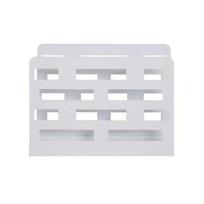 Porte revues en métal blanc - H26 cm CALICOSY