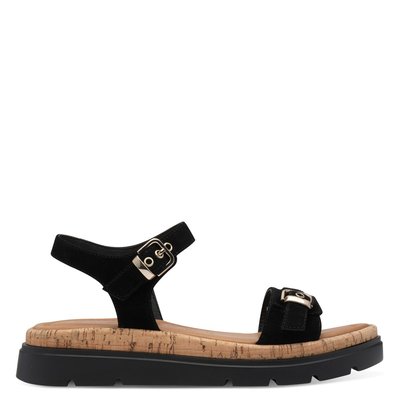 Sandale à talon en cuir TAMARIS