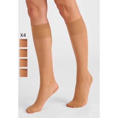 Paires de mi-bas mousse 20d - Lot de 4 DAMART