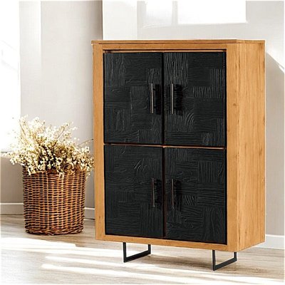 Buffet haut en bois de teck recyclé MEDAN PIER IMPORT