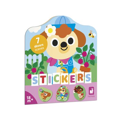 Cahier De Stickers Le Jardin JANOD