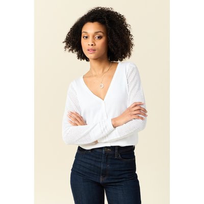 Gilet manches longues boutonné BONOBO