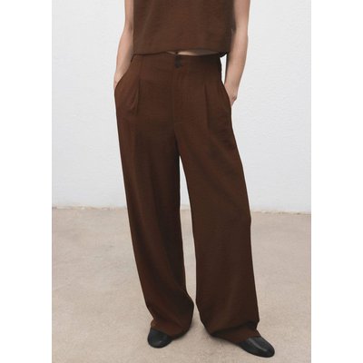 Pantalon droit pinces MANGO