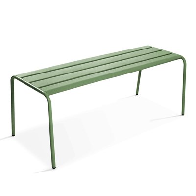 Banquette de jardin en acier thermolaqué, PALAVAS OVIALA