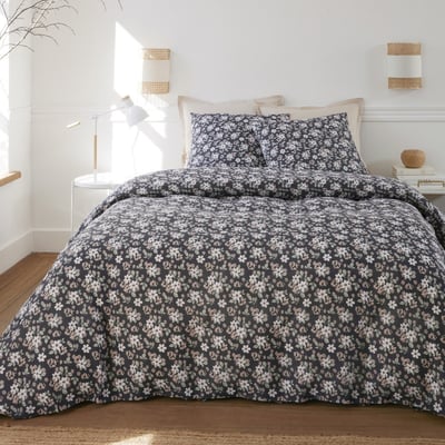 Parure de lit - Housse de couette + taie 100% Gaze de Coton EDEN