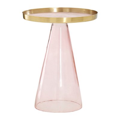 Martini Side Table in a Pink Gold Finish SO'HOME