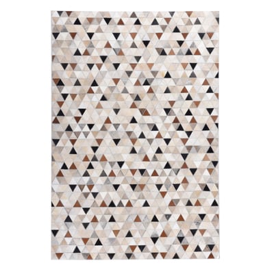 Tapis salon Kobe, 100% cuir de vache THEKO
