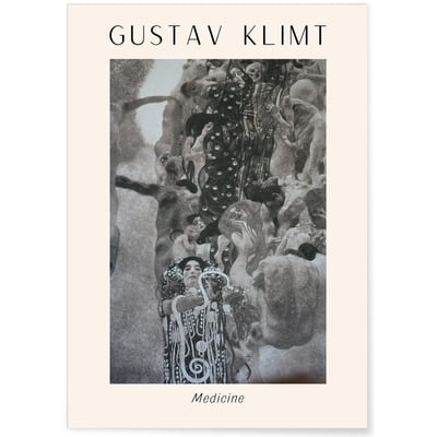 Affiche Gustav Klimt « Medicine » L'AFFICHERIE
