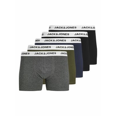 5er-Pack Boxer-Pants, unifarben JACK & JONES