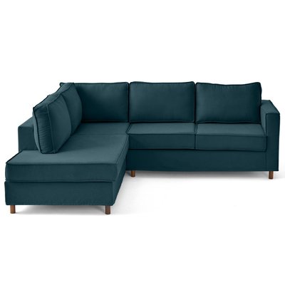 Canapé d'Angle gauche en Tissu 5 places - JAKE LISA DESIGN