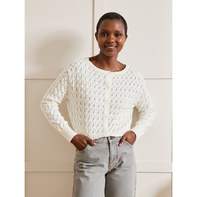 Pull maille pointelle coton biologique et cachemire CYRILLUS