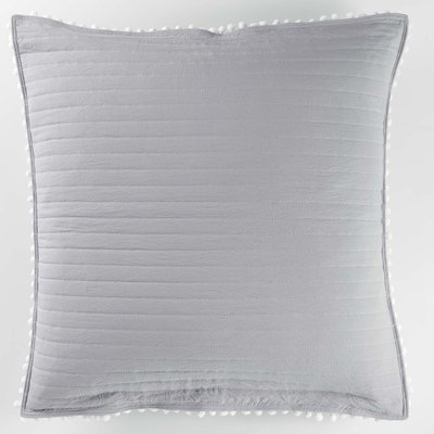 Housse de coussin pompons Dorinette DOUCEUR D'INTÉRIEUR