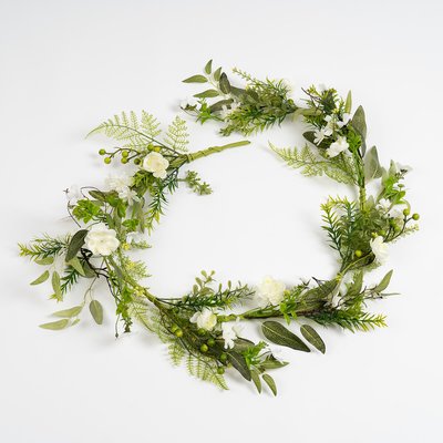 150cm White Floral Daisy Garland SO'HOME