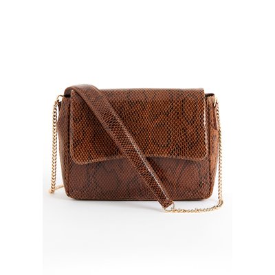 Sac en croûte de cuir motif animalier DAMART
