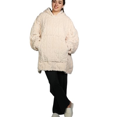 Robe de chambre polaire poncho La Redoute