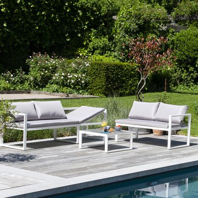 Salon de jardin modulable, 4 places, IBIZA HAPPY GARDEN