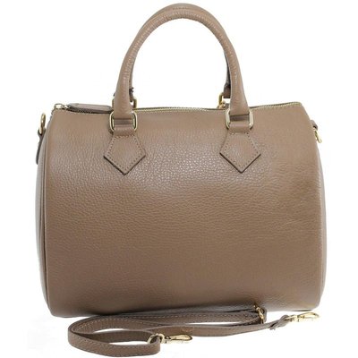 Sac à main bowling en cuir grainé italien BOOLIN OH MY BAG