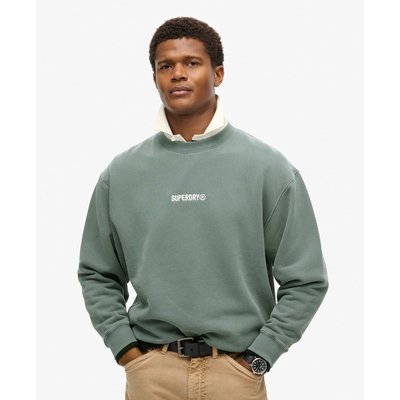 Sweatshirt ample à col ras-du-cou Micro Logo Graphic SUPERDRY