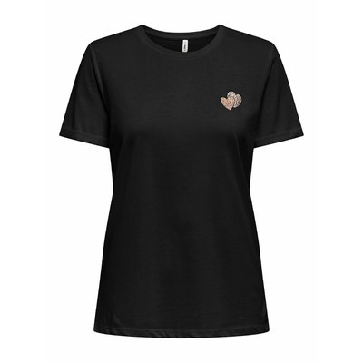 T-shirt met ronde hals en korte mouwen ONLY