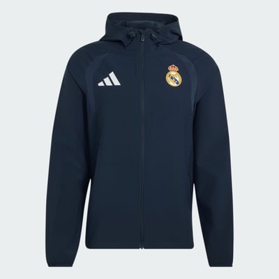 Coupe-Vent Zip Intégral Real Madrid Tiro Travel Coupe-Vent Zip Intégral Real Madrid Tiro Travel adidas Performance