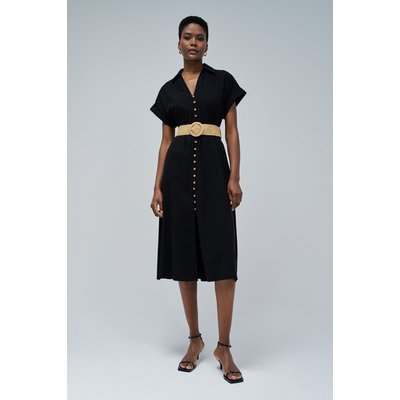 ROBE CHEMISIER À MOTIF FLORAL SALSA JEANS