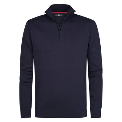 Pull col zippé en maille fine millstone PETROL INDUSTRIES