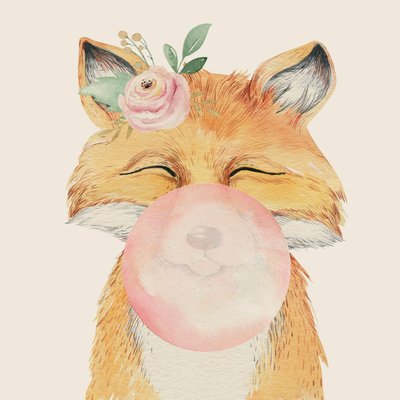 Tableau Sur Toile Bulle De Renard ENFANT CEANOTHE