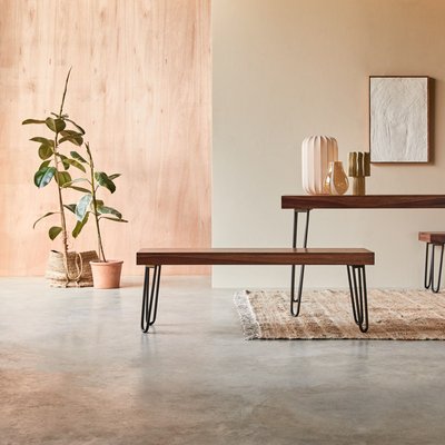 Banc en palissandre massif 135 cm HELGA TIKAMOON