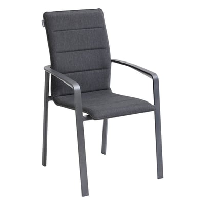 Fauteuil de jardin empilable en aluminium DIESE HESPERIDE
