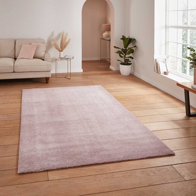 Soft Shaggy Washable Plain Rug SO'HOME