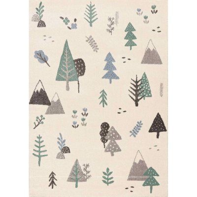 Tapis enfant rectangulaire Forêt magique RECOLLECTION