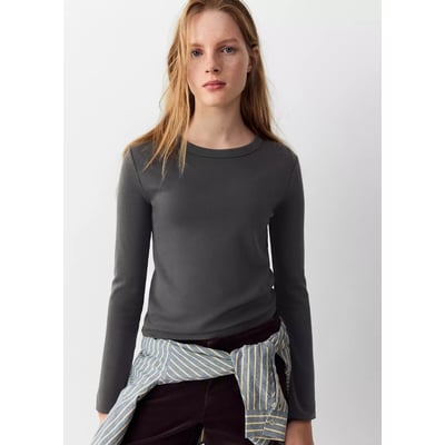 T-shirt coton effet délavé MANGO TEEN
