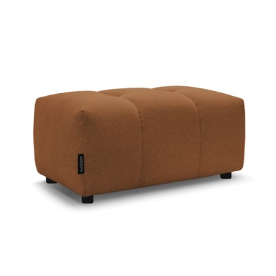 Pouf tissu chiné, ROXELANE BOBOCHIC