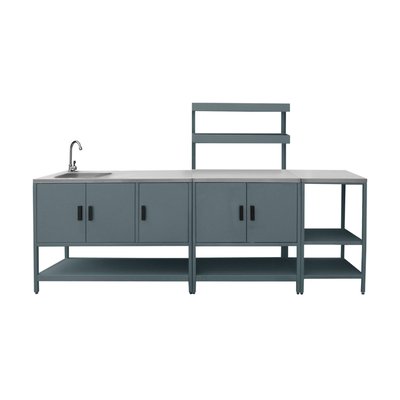 Cuisine extérieure 3 modules acier inoxydable  NAXOS 3 MODULES SWEEEK