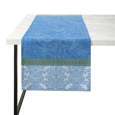 Chemin de table en Lin, ESCAPADE TROPICALE LE JACQUARD FRANCAIS