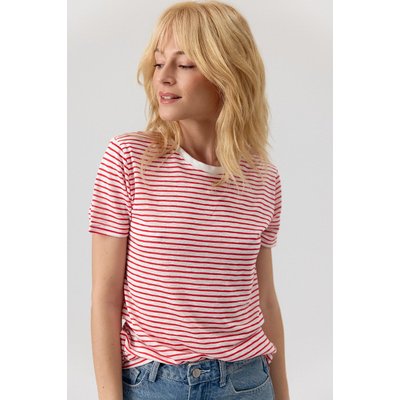 T-shirt rayé coupe ample en coton léger LENA ARTLOVE