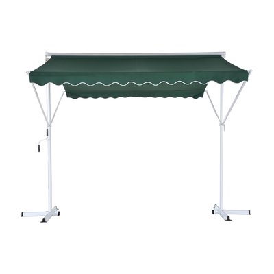 Store double pente manuel rétractable OUTSUNNY