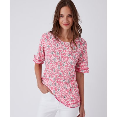 Tee-shirt maille plissée esprit volants DAMART