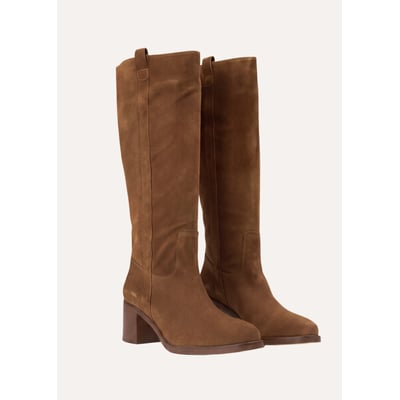 Bottes à talons en cuir LA FEE MARABOUTEE