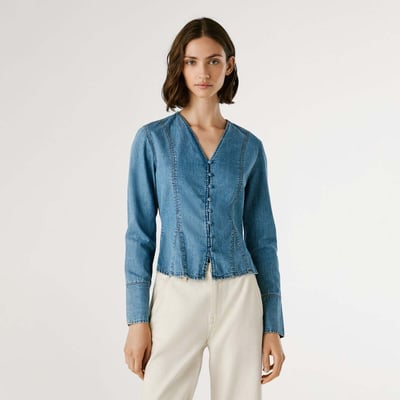Chemise Coupe Slim En Denim PEPE JEANS