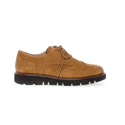 Derbies en daim à talon plat GABOR